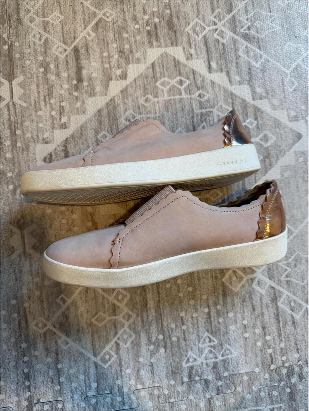 Cole Haan Blush Pink GrandPrø Scallop Ballet Flats